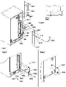 Cabinet Back Diagram and Parts List for SR520SW-P1183002WW  Amana Refrigerator