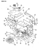 Part Location Diagram of 7711P268-60 Whirlpool USE WPL 12500063