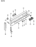 Part Location Diagram of 2601W140-84 Whirlpool PANEL, BKGD-A