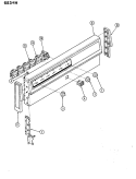 Part Location Diagram of 2601W200-81 Whirlpool PANEL, BKGD WHITE