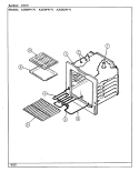 OVEN Diagram and Parts List for A3520SPA  Admiral Range
