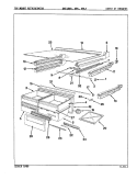 Part Location Diagram of 68603-1 Whirlpool ROD, FRONT SUPPORT