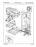 Part Location Diagram of 68136-36 Whirlpool TRIM, CNATILEVER SHELF