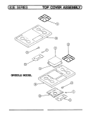 Part Location Diagram of 4G080087MY Whirlpool TOP, MAIN HV WHT