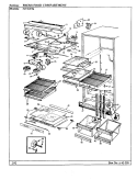 FRESH FOOD COMPARTMENT Diagram and Parts List for NNT197KH BC63A Admiral Refrigerator