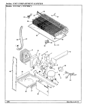 UNIT COMPARTMENT & SYSTEM Diagram and Parts List for NT17L8A AA31A Admiral Refrigerator