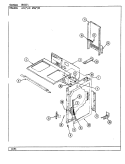 Part Location Diagram of 3601F161-80 Whirlpool NLABAFFLE, OVEN DOOR