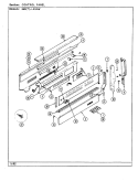 CONTROL PANEL Diagram and Parts List for 668WJ-ASAW  Admiral Range