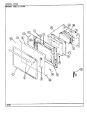 DOOR Diagram and Parts List for 668WJ-ASAW  Admiral Range