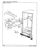 FRESH FOOD COMPARTMENT Diagram and Parts List for NNT219KA BC80B Admiral Refrigerator