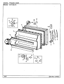 FREEZER DOOR Diagram and Parts List for NNT219KA BC80B Admiral Refrigerator