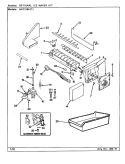 OPTIONAL ICE MAKER KIT Diagram and Parts List for NNT219KA BC80B Admiral Refrigerator