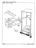FRESH FOOD COMPARTMENT Diagram and Parts List for NT23L82A CF99A International Refrigerator