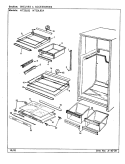 SHELVES & ACCESSORIES Diagram and Parts List for NT23L82 CF97A International Refrigerator