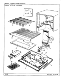 FREEZER COMPARTMENT Diagram and Parts List for NT23L82 CF97A International Refrigerator