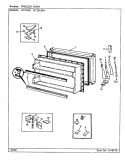 FREEZER DOOR Diagram and Parts List for NT23L82A CF99A International Refrigerator