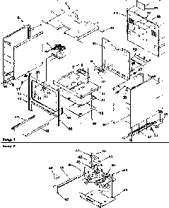 Cabinet Diagram and Parts List for ARG7300W-P1143320NW  Amana Range