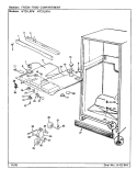FRESH FOOD COMPARTMENT Diagram and Parts List for NT21L9FA CA72A Admiral Refrigerator