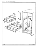 SHELVES & ACCESSORIES Diagram and Parts List for NT21L9FA CA72A Admiral Refrigerator