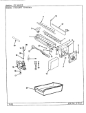 ICE MAKER Diagram and Parts List for NT21L9FA CA72A Admiral Refrigerator