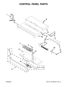 Part Location Diagram of W10618105 Whirlpool SPACER