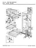 FRESH FOOD COMPARTMENT Diagram and Parts List for DNT18K9 9A91A Admiral Refrigerator