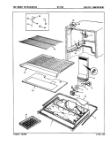FREEZER COMPARTMENT Diagram and Parts List for NT17HX 9D02B International Refrigerator