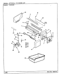 OPTIONAL ICE MAKER KIT (IMKSS1) Diagram and Parts List for CNS22V8 CR16A Admiral Refrigerator