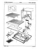FREEZER COMPARTMENT Diagram and Parts List for NT18JXH 9D05B Maytag Refrigerator