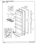 Part Location Diagram of 66982-16 Whirlpool Overlay