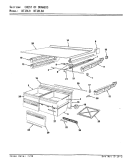 Part Location Diagram of 68640-4 Whirlpool Crisper assembly fron
