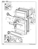 Part Location Diagram of 60406-49 Whirlpool NLADOOR, DAIRY