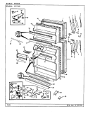 Part Location Diagram of 68471-1-HW Whirlpool PANEL, F.F. DOOR (HW)