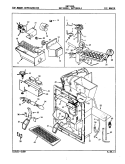 ICE MAKER Diagram and Parts List for DNT18K9A 9A73A Admiral Refrigerator