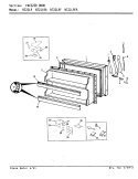 Part Location Diagram of 68474-3-WW Whirlpool PANEL, FRZ. DOOR (WHT)