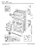 Part Location Diagram of 68476-1-AM Whirlpool PANEL, OUTER (ALM)