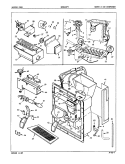 WATER & ICE DISPENSER Diagram and Parts List for ICNS24F9 5L51A Admiral Refrigerator