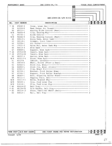 Fresh Food Compartment Page 3 Diagram and Parts List for 22894-OA  Admiral Refrigerator