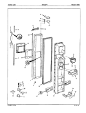 Part Location Diagram of 60630-16 Whirlpool Door Hinge