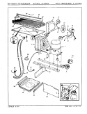 UNIT COMPARTMENT & SYSTEM Diagram and Parts List for NT19K9A 9A04B Admiral Refrigerator