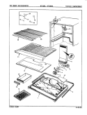 CHEST OF DRAWERS Diagram and Parts List for NT19K9A 9A04B Admiral Refrigerator
