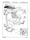 UNIT COMPARTMENT & SYSTEM Diagram and Parts List for NT23K9A 9A70A Admiral Refrigerator