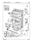 DOORS Diagram and Parts List for NT23K9A 9A70A Admiral Refrigerator