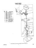PUMP Diagram and Parts List for GFIM18E5  Maytag Ice Maker