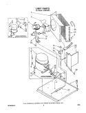 UNIT PARTS Diagram and Parts List for GFIM18E5  Maytag Ice Maker
