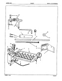 UNIT COMPARTMENT & SYSTEM Diagram and Parts List for NNS207F2GA 5N78A Crosley Refrigerator