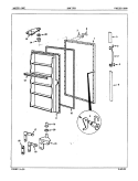 Part Location Diagram of 60603-9 Whirlpool INSERT NAMEPLATE, DOOR HANDLE