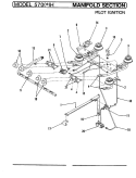 MANIFOLD (570xH) Diagram and Parts List for 570AH  Admiral Range
