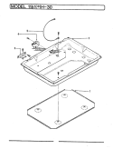 BURNER BOX ASSY. Diagram and Parts List for 1151AH-30  Hoover Cooktop