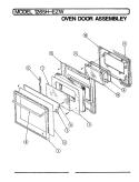 Part Location Diagram of 3804F021-45 Whirlpool RETAINER-